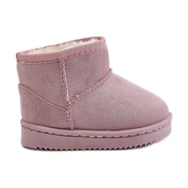 Botas de nieve aislantes para niños Pink Gooby rosa