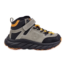 Zapatos Trekking Infantil Trappers Aislantes Con Velcro Big Star OO374181 Caqui verde