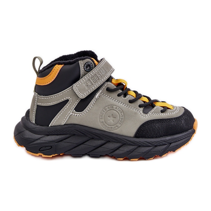 Zapatos Trekking Infantil Trappers Aislantes Con Velcro Big Star OO374181 Caqui verde