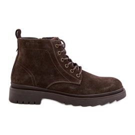 Botas de hombre con aislamiento de ante y cremallera Big Star OO174229 Marrón