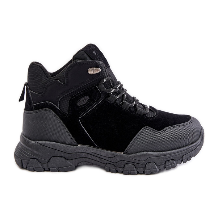 News Zapatos trekking de hombre con cordones y aislamiento negro Zerista