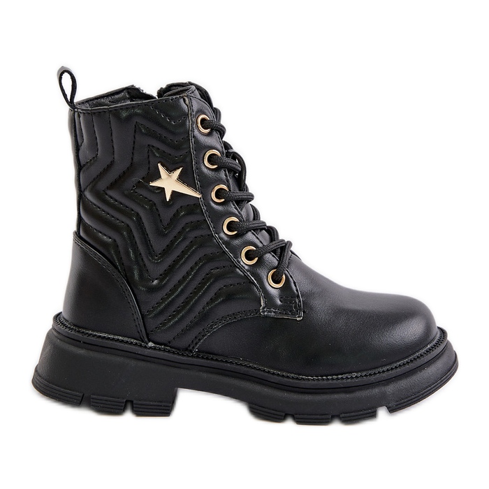 Botines infantiles aislantes con cremallera fabricados en ecopiel, Negro Liotira Botines infantiles aislantes con cremallera fabricados en ecopiel, Negro Liotira