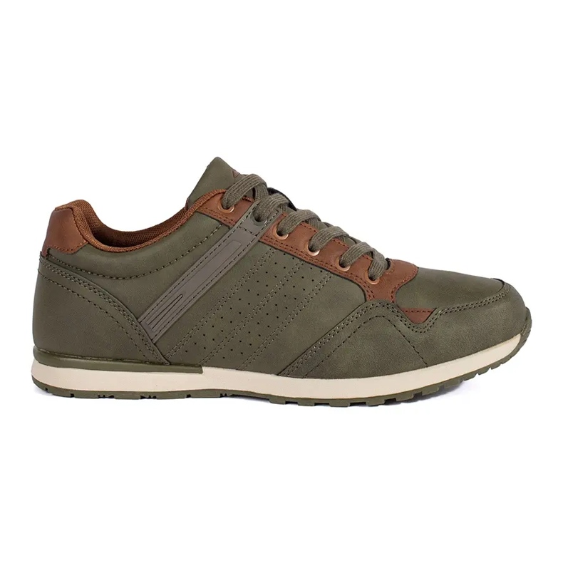 Vico Deportivas hombre cómodas verdes y marrones.