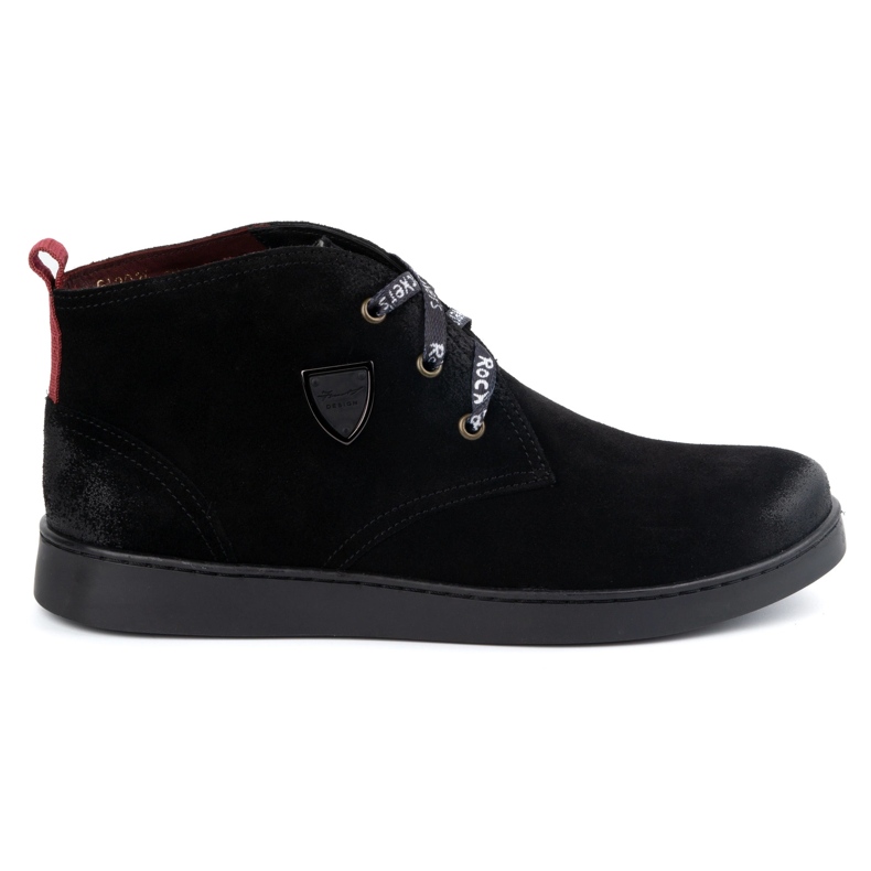 Botas Chukka de piel para hombre con aislamiento KAMPOL 110/35 negro