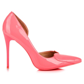 Vices Tacones de novia de neón rosado