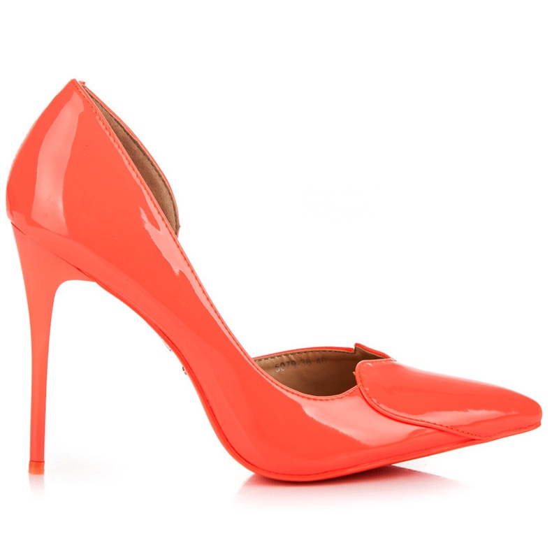Vices Tacones de novia de neón naranja