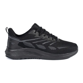 Vico Zapatillas deportivas de malla para hombre en color negro.