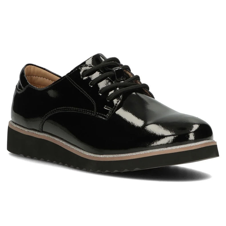 Filippo DP1514/24 Bk Zapatos de piel negro