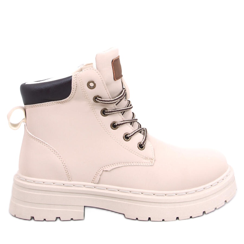 Kellers Botas madera mujer Beige