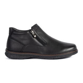 Botas aislantes de invierno negras para hombre. negro