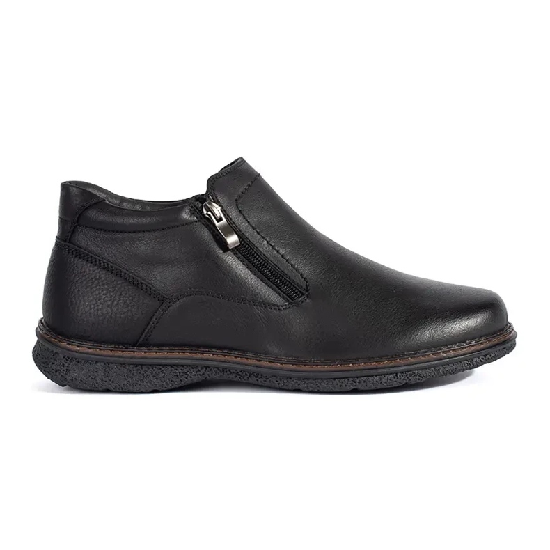 Botas aislantes de invierno negras para hombre. negro