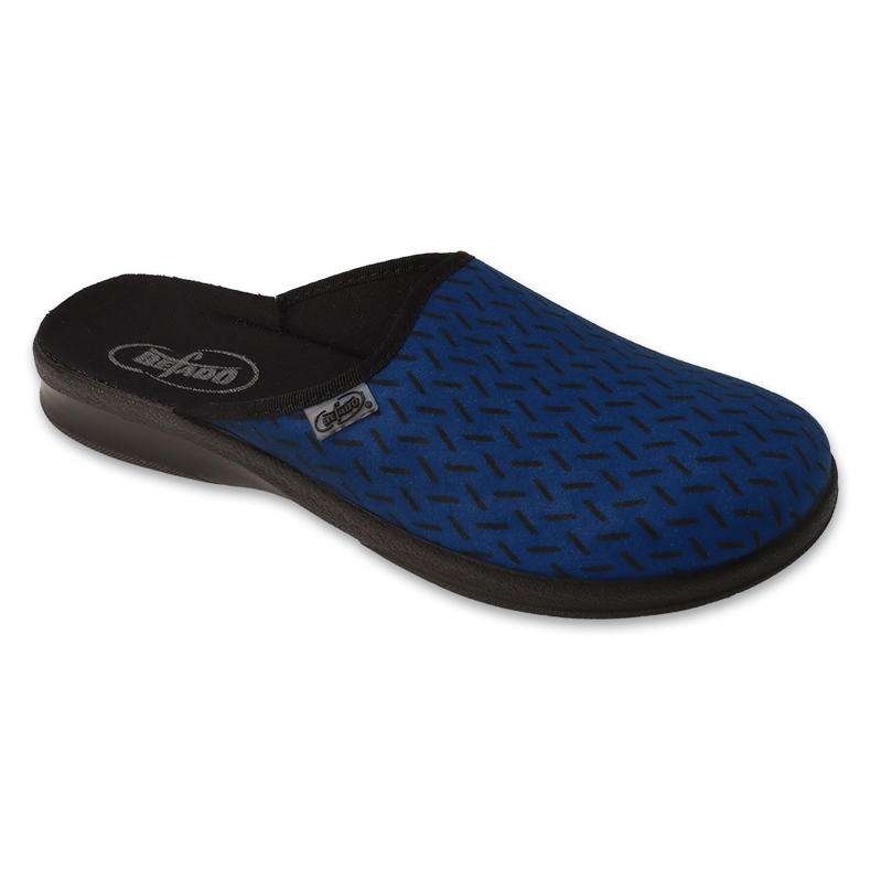 Pantuflas befado light de pu para hombre 548M046 azul con estampado