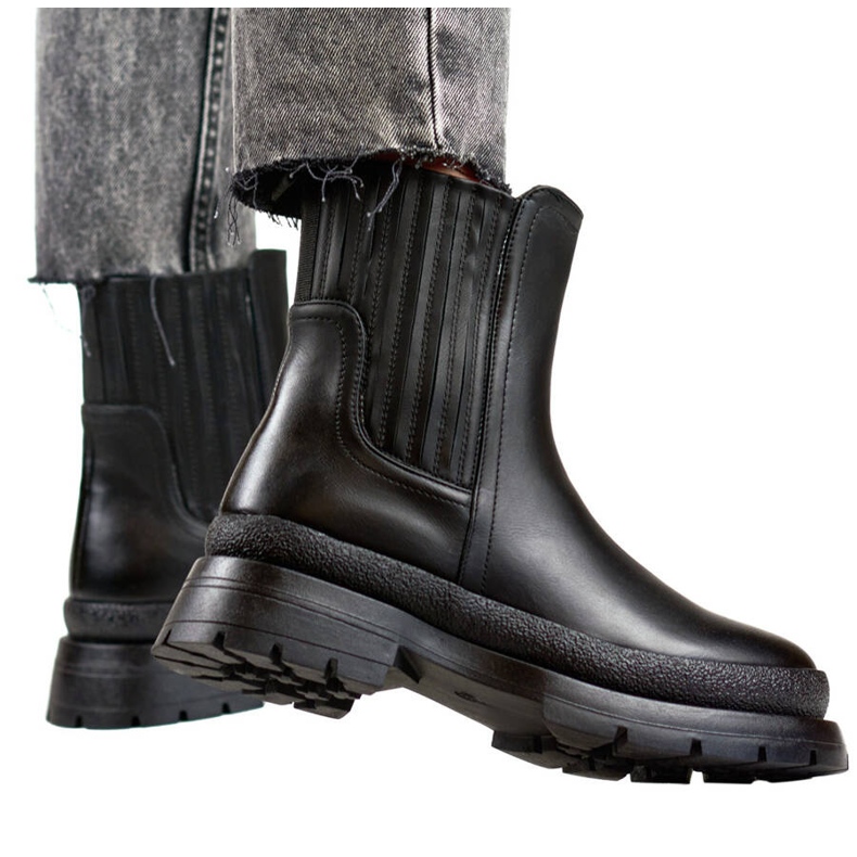 Botas Chelsea de mujer con aislamiento, negro, 1262B Botas Chelsea de mujer con aislamiento, negro, 1262B
