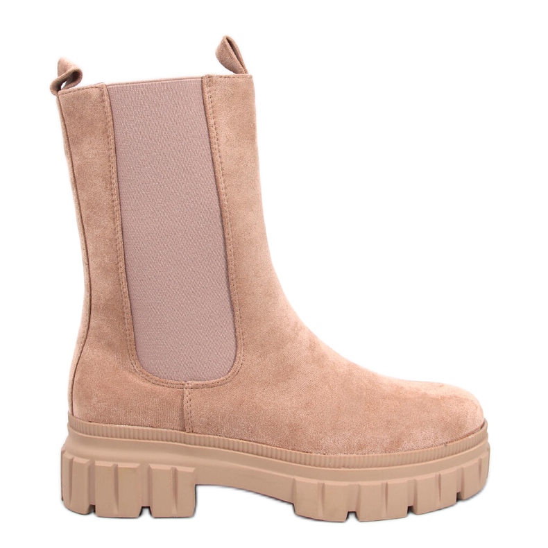 Botas Chelsea Dowel en color caqui beige Botas Chelsea Dowel en color caqui beige