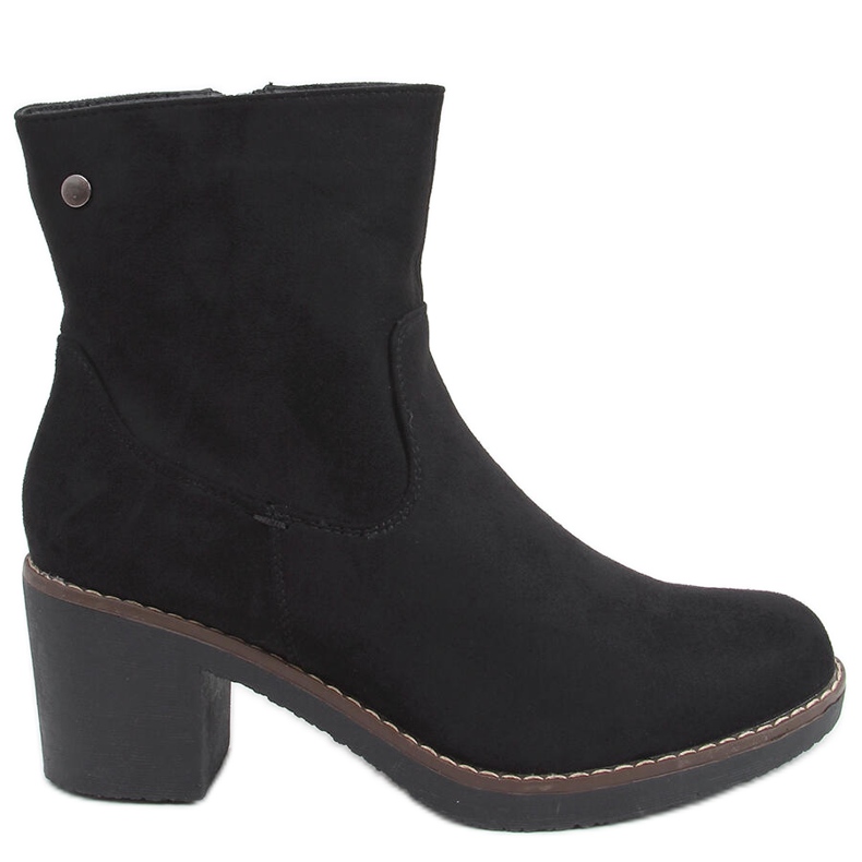 Botas de tacón de goma Linzi Black negro Botas de tacón de goma Linzi Black negro