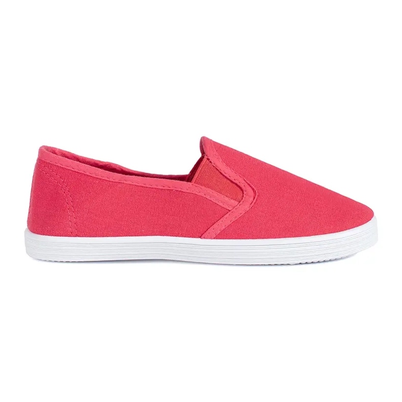 Zapatillas slip-on de niño rojas rojo