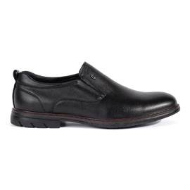 Zapatos sin cordones de hombre negros