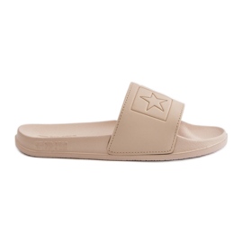 Chanclas de espuma para mujer Big Star OO274043 Beige