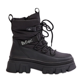 Botas de nieve con cremallera para mujer Lee Cooper LCJ-24-47-3144 Negro