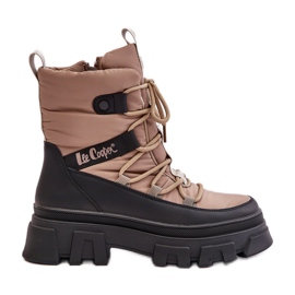 Botas de Nieve Con Cremallera Mujer Lee Cooper LCJ-24-47-3143 Beige