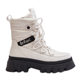 Botas de nieve con cremallera para mujer Lee Cooper LCJ-24-47-3142 Blanco