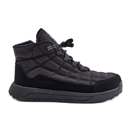 Botas aislantes de invierno con cordones para hombre Progress PROGJ-24-153 Negro