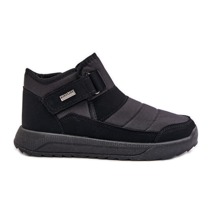 Botas de nieve de invierno con aislamiento para hombre Progress PROGJ-22-153 negro