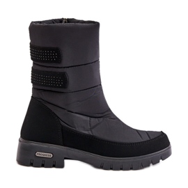 Botas de nieve con cremallera Progress para mujer PROGJ-21-16 Negro