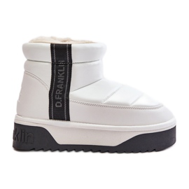 Botas Bajas De Nieve Suela Gruesa D.Franklin DFSH371011 Blanco
