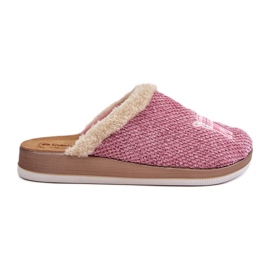 Pantuflas de Mujer Con Reno y Pelo Inblu CT000034 Rosa
