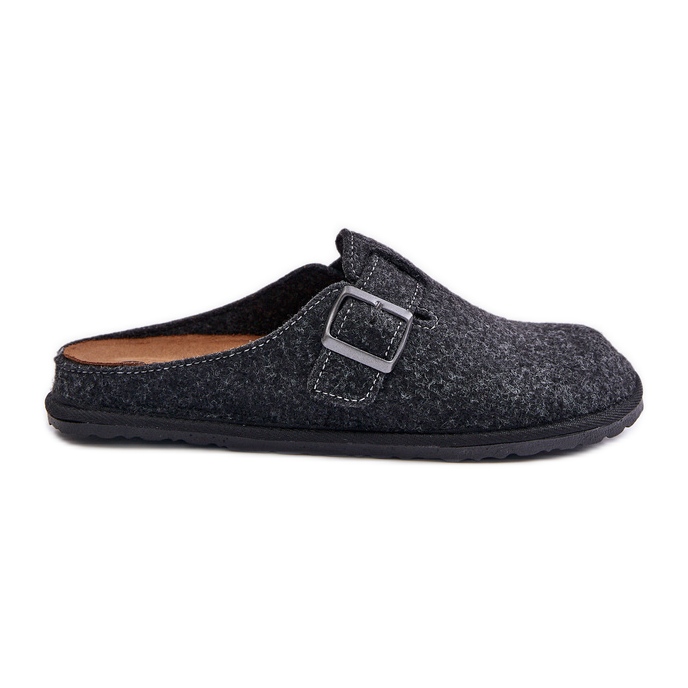Pantuflas Cómodas De Hombre Con Hebilla Inblu SI000019 Grafito gris Pantuflas Cómodas De Hombre Con Hebilla Inblu SI000019 Grafito gris