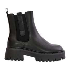 Botas Chelsea de mujer con aislamiento de piel Big Star OO274A386 Negro