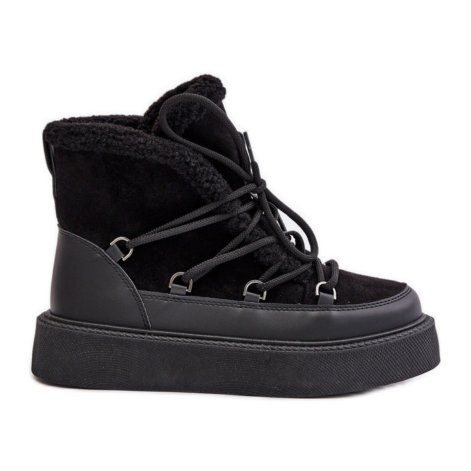 Botas de nieve Tamidra negras con plataforma negro
