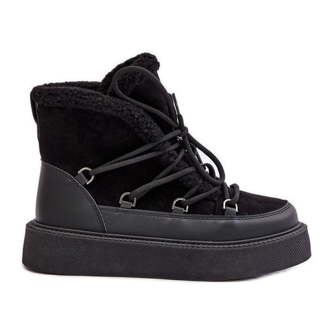 Botas de nieve Tamidra negras con plataforma negro Botas de nieve Tamidra negras con plataforma negro