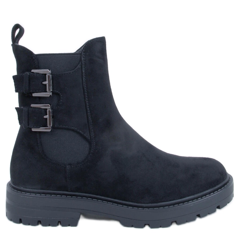 Botines Lanier de ante negro