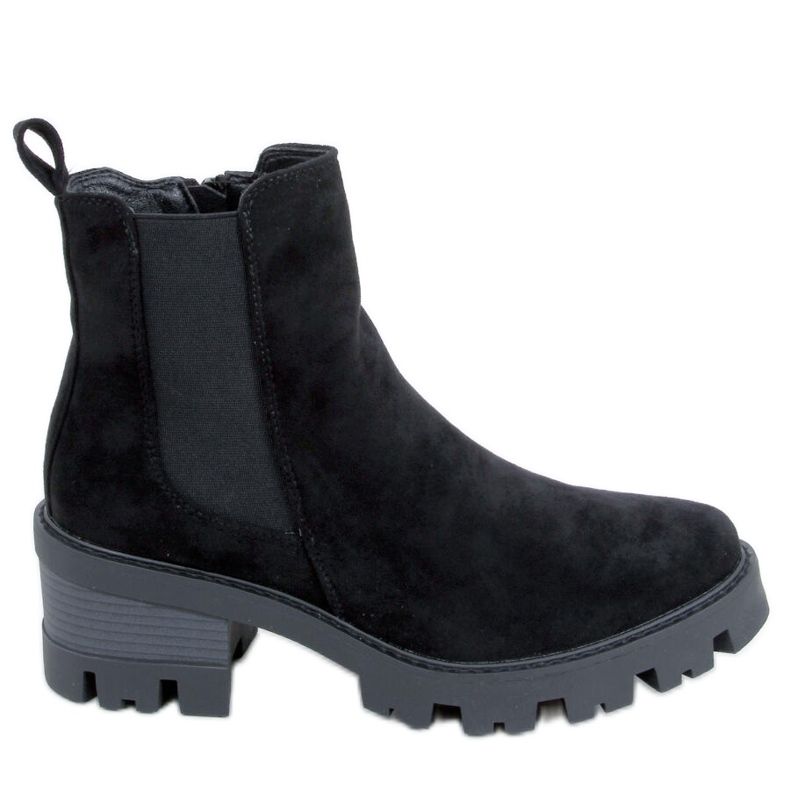 Ragga Botas negras de tacón negro