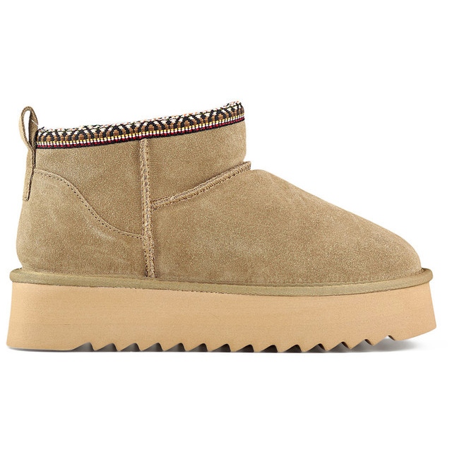 Botas de nieve de cuero para mujer, botas de invierno con aislamiento. marrón Botas de nieve de cuero para mujer, botas de invierno con aislamiento. marrón