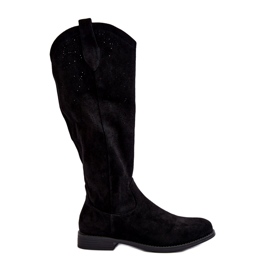 Botas Caladas Mujer Negro S.Barski HY66-132