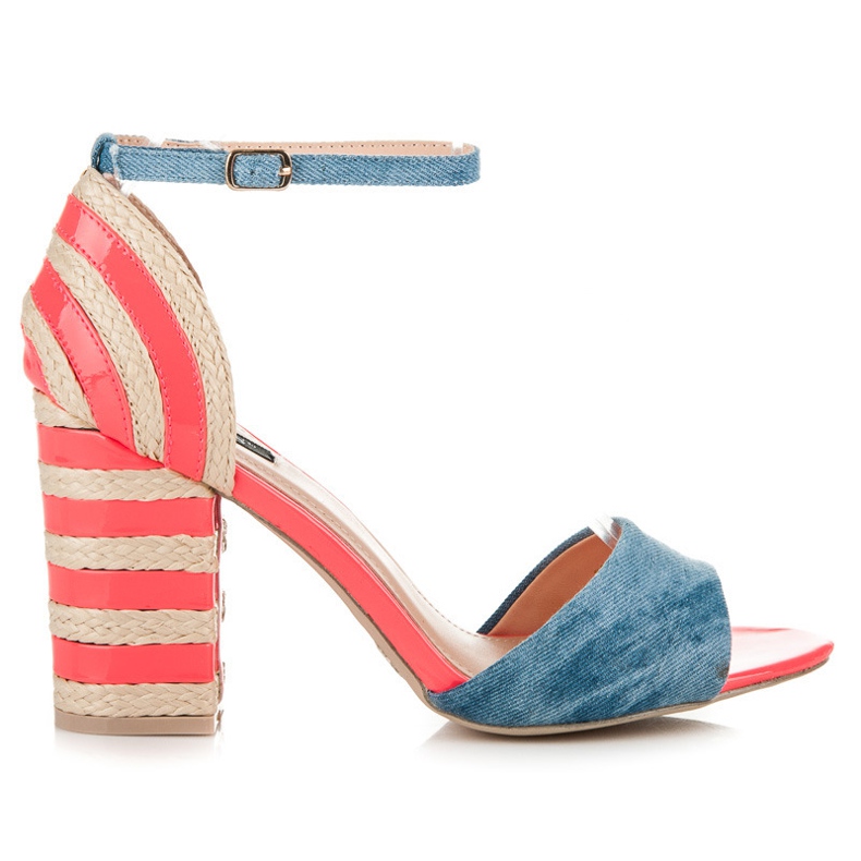 Vices Alpargatas vaqueras tacón rosado