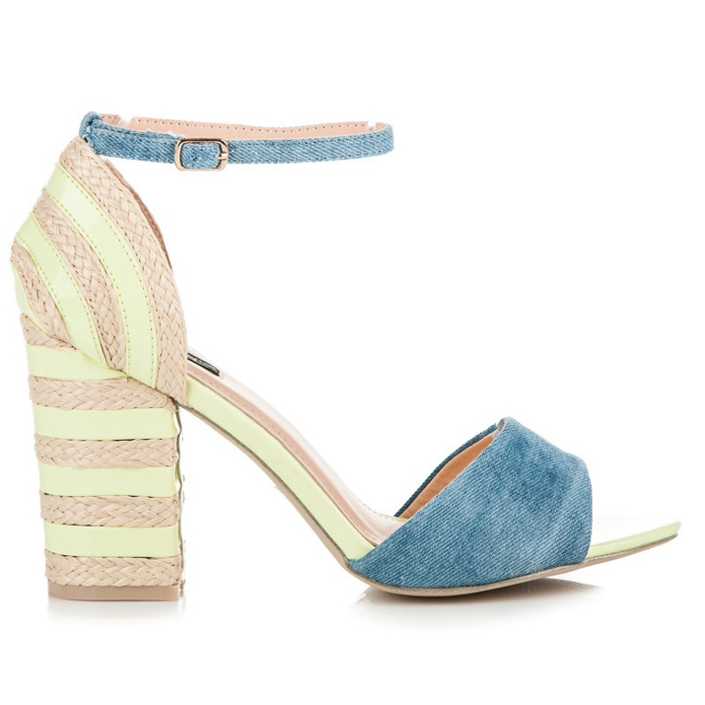 Vices Alpargatas vaqueras tacón verde