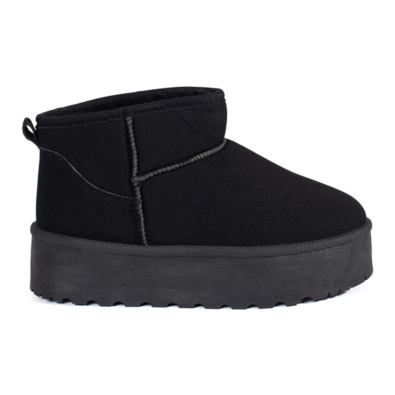 Seastar Botas de nieve de plataforma de mujer con aislamiento negro