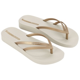 Chanclas Ipanema Bossa Soft V Fem 82840-AQ441 dorado