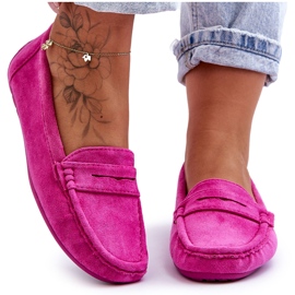 Confly Mocasines Mujer Ante Ecológico, Rosa rosado