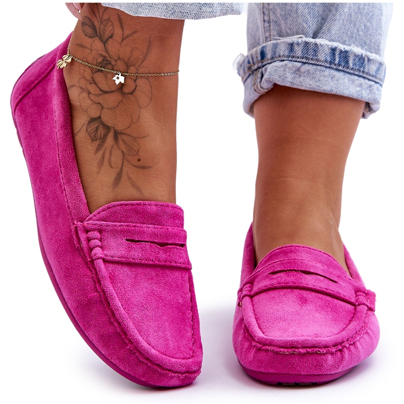 Confly Mocasines Mujer Ante Ecológico, Rosa rosado Confly Mocasines Mujer Ante Ecológico, Rosa rosado