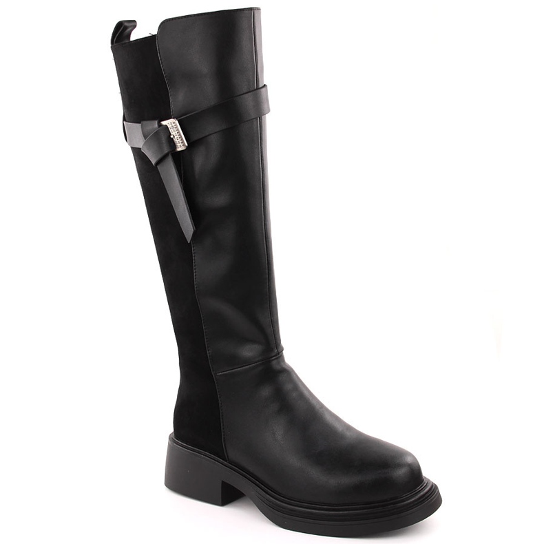 Botas de mujer Filippo DKZ6404 piel negra negro