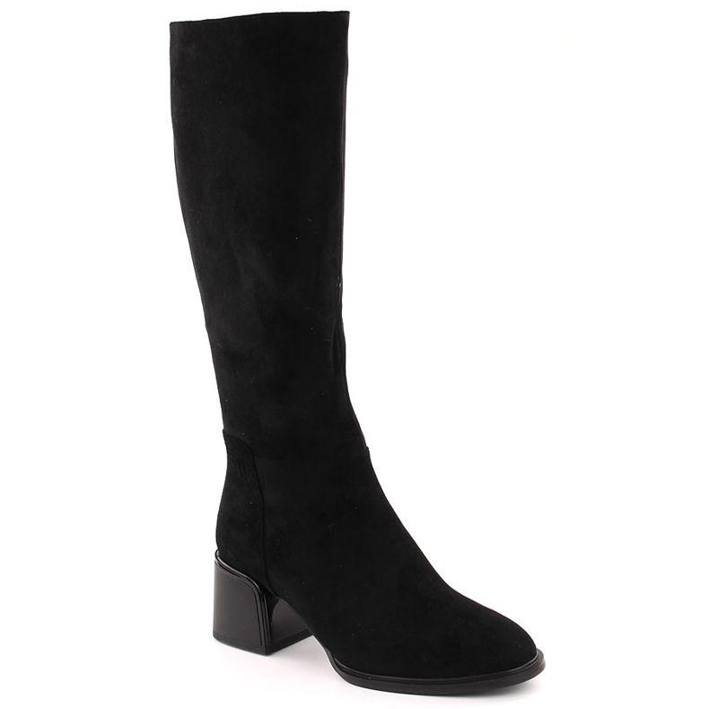 Botas de mujer de ante negro con bloque Filippo DKZ6603 Botas de mujer de ante negro con bloque Filippo DKZ6603