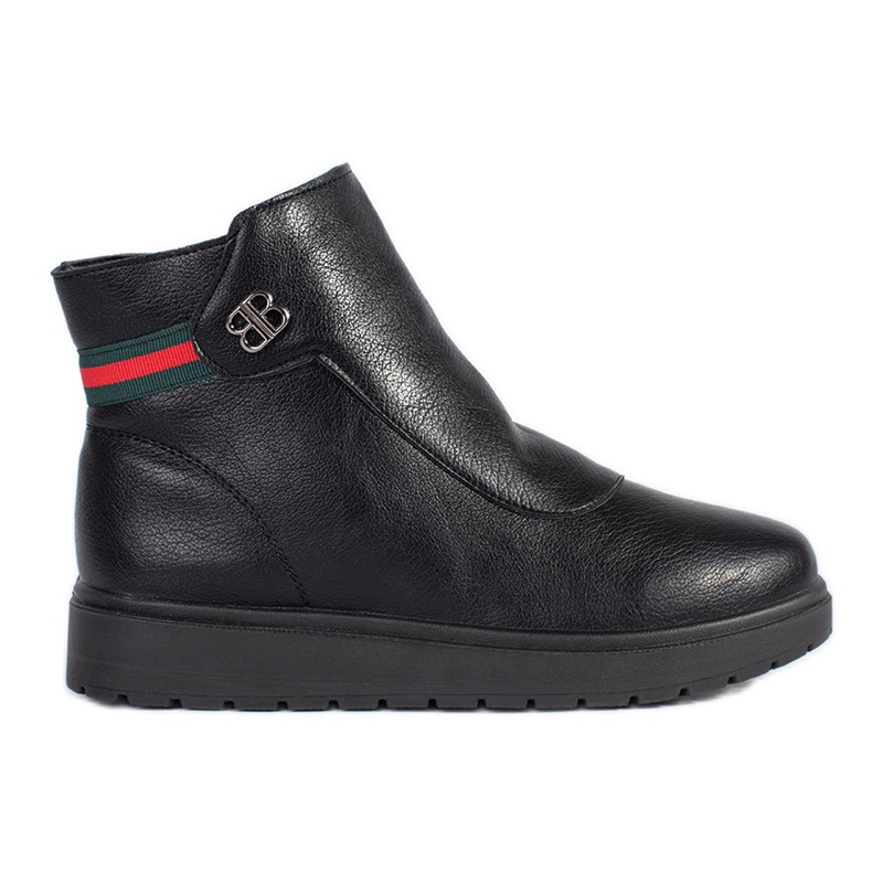 Botines de mujer cómodos y aislantes negros Botines de mujer cómodos y aislantes negros