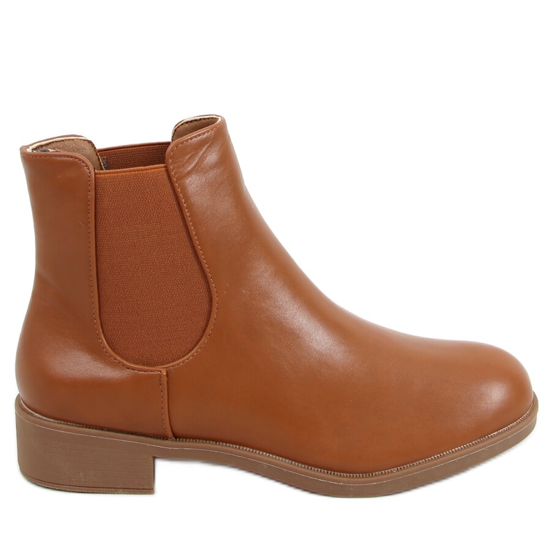 Botines Chelsea clásicos de mujer Modena Camel marrón