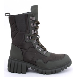 Botas de nailon verde joya