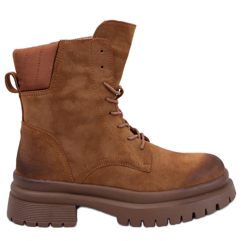 Botines trampero con protector Desfor Camel marrón